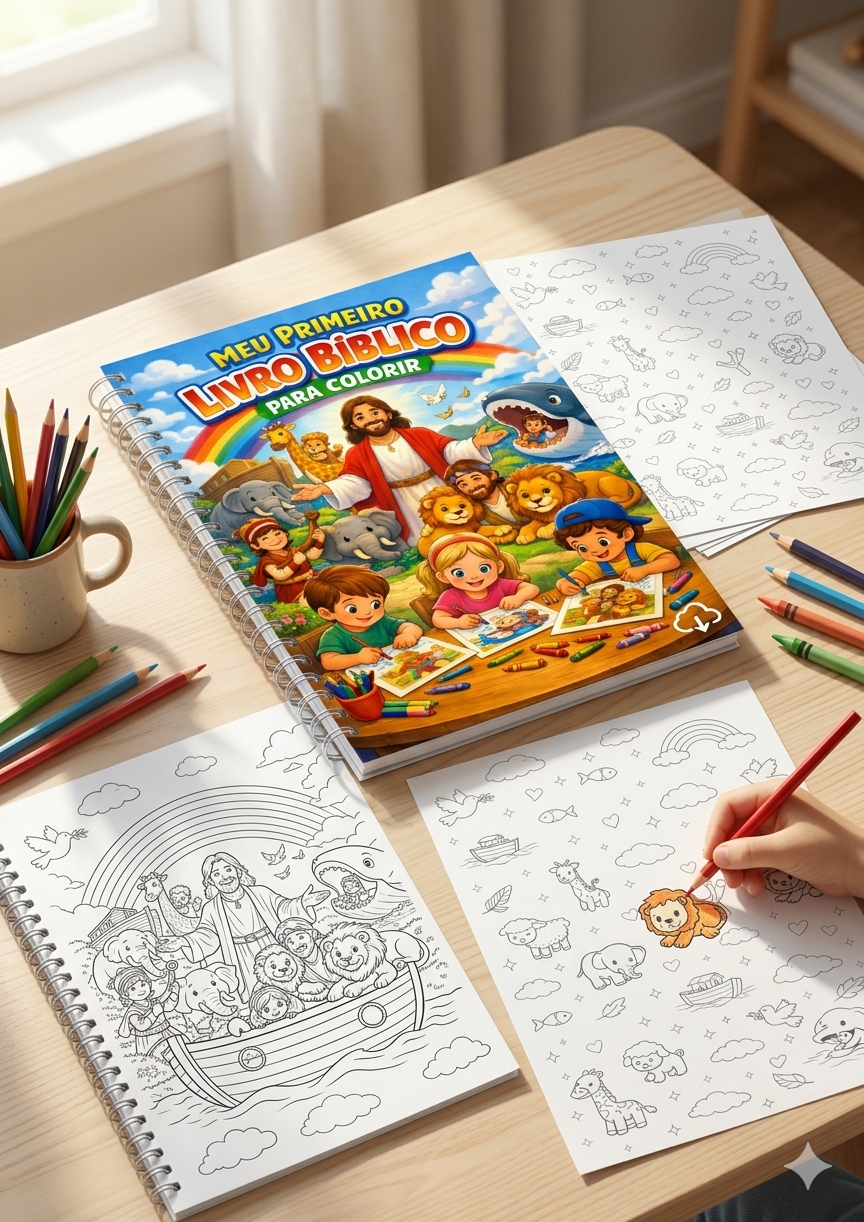 Colorindo Histórias da Bíblia